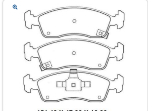 JUEGO PASTILLAS DELANTERAS ONIX PRISMA COBALT 2012-2018 Nakata
